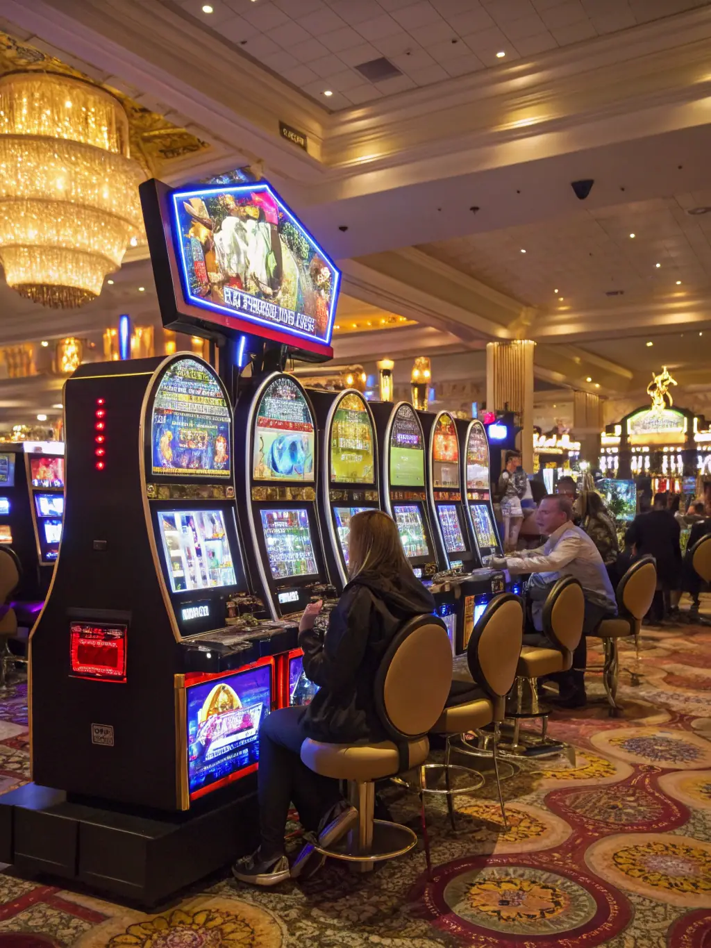 An image showcasing a modern video PG slot game with high-definition graphics, animated characters, and innovative bonus rounds.